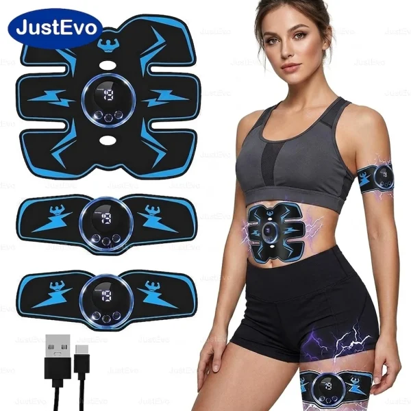 3 Hosts 15-Min Auto-Off Wearable Electric Massager Set